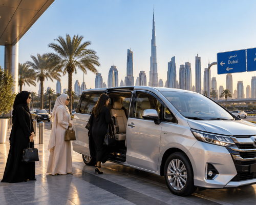 Ladies Car Lift Between Dubai and Abu Dhabi